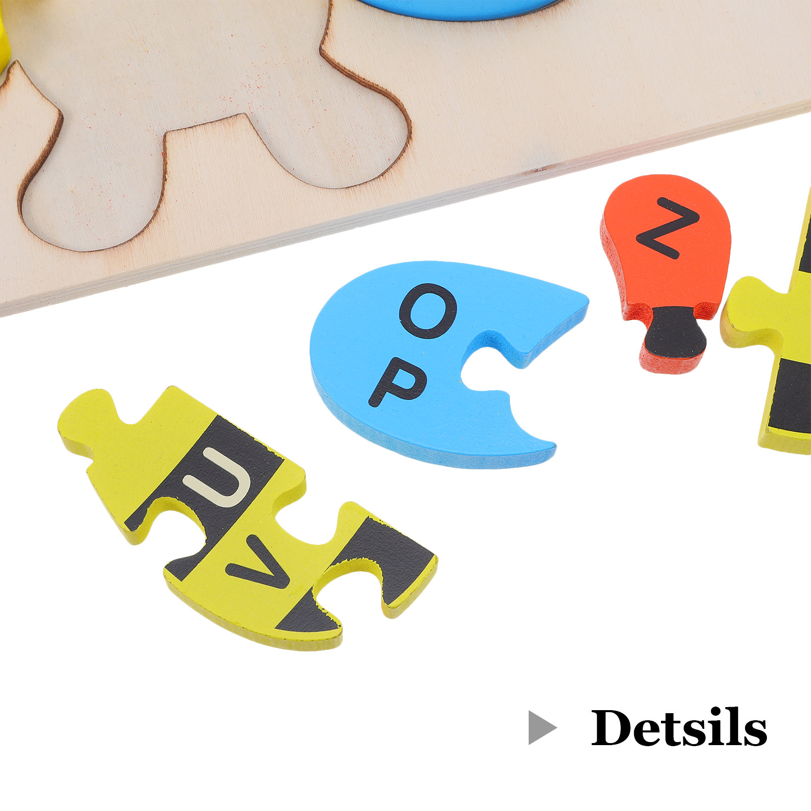 1Set Wooden Alphabet Puzzle Be - Abc Kids Early Education ulasan dan harga