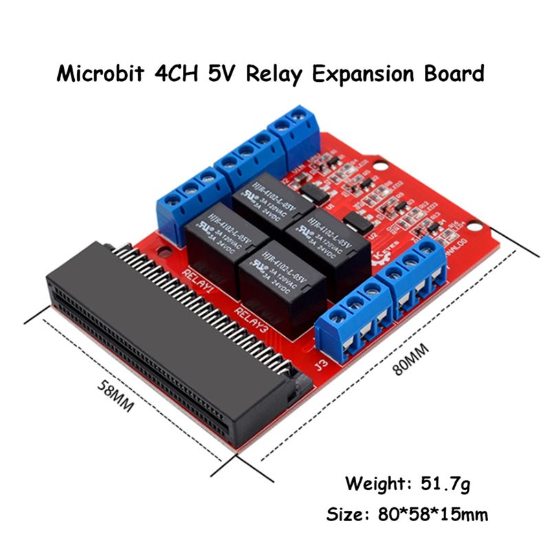 SCLS Microbit 4 Channel Relay  - Kids Education Channel ulasan dan harga